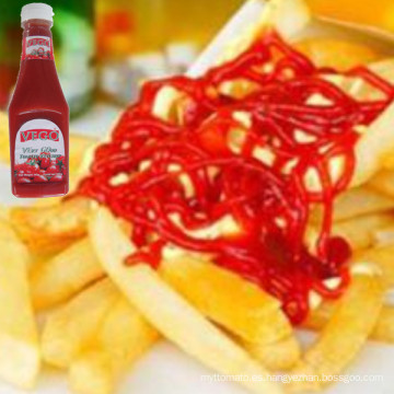 Ketchup de tomate de alta calidad y bajo precio 340 G del mayorista de China